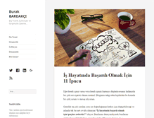 Tablet Screenshot of burakbardakci.com